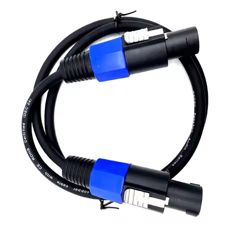 Speakon Male to Male Speaker Cable 12AWG Pro Grade - Twist Lock Connectors, DJ/PA Systems, 1M/2M/3M/