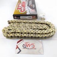 MOTORCYCLE CHAIN 428HO HEAVYDUTY O-RING GOLD