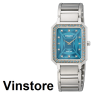 [Vinstore] Seiko SUP451P1 Solar Crystal Blue Dial Stainless Steel Women Watch SUP451P SUP451