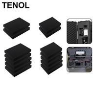 [TENOL] 2 Pieces Pick And Pluck Sheets Shockproof Sponge Apart Insert Pads Pre Cubed Liners PU Spong