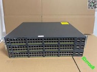 Cisco思科 S-C2960X-48FPS-L 48口全千兆 POE供電網管交換機 4口千兆SFP測試OK發貨 現貨
