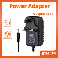 Power Adapter 9V1A Local Malaysia Three Pin Plug