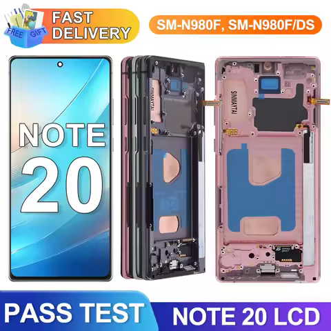 For Samsung Galaxy Note20 N980F N980F/DS Lcd Display Digital Touch Screen for Samsung Galaxy Note 20