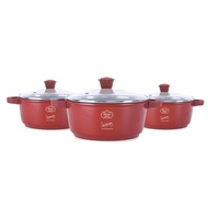 Vantage 6 Pcs Nonstick Cookware Set / Combo Casserole Cooking Set 20cm / 24cm / 28cm / Dining / Kitc
