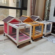 ❤Fast Delivery❤Outdoor double-layer rabbit cage, rabbit house, luxury rabbit villa, wooden chicken house, chicken cage, chicken house, pigeon house, pigeon house, hamster cage