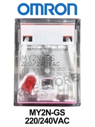 Omron MY2N MY2N-GS 8 Pin Power Relay (AC220V / AC240V / AC110V / DC24V / DC12V)