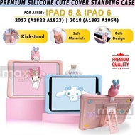 NEWEST - iPad 5 6 A1822 A1823 A1893 A1954 9.7" Softcase Silicone Case Cute Kids