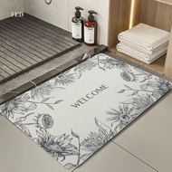 Household floor mats, bathroom absorbent non-slip foot mats, bathroom floor mats