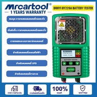 MRCARTOOL DUOYI DY226A 6V 12V รถเครื่องทดสอบแบตเตอรี่ 3 In 1 Traction DC รถยนต์โ CCA ทดสอบเครื่องวิเ