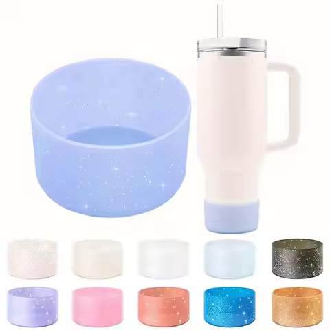 4-Pack Silicone Cup Sleeves, Suitable for All Cups with a Bottom Diameter of 7.5cm Inches, Including