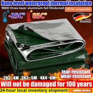【SG seller】tarpaulin 24-hour shipping triple-layered thickening waterproof sun shade waterproof shee
