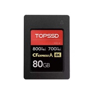 Topssd CFE-A 80GB/120GB CFexpress Type A Memory Card Up to 800MB/s 8K/30P Video for Sony A7M4 FX3 A7