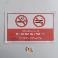 No smoking area stickers - No smoking stickers vape/ - No smoking - vinyl stickers