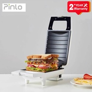 PINLO มินิเครื่องทำแซนด์วิชผู้ผลิตอาหารเช้าหม้อหุงข้าวอเนกประสงค์เครื่องปิ้งขนมปังเตาอบไฟฟ้าแผ่นเพลทร้อน+เตาไฟฟ้าขนมปังแพนเค้กวาฟเฟิล
