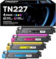 TN227 TN-227BK/C/M/Y Toner Cartridge Replacement for Brother TN 227 TN-227 TN223 Toner Work for MFC-