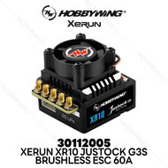 Hobbywing XeRun XR10 Justock G3S (60A) Brushless ESC ชุดไฟรถบังคับ 30112005 30408016 30408017 304080