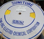 台製 SUMITUBE F熱縮套管黃色 直徑2mm 600V105℃  一捲200米