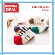 Cartoon Socks Women Socks Men Cartoon Stokin Perempuan Stokin Lelaki 1 Pair TLG