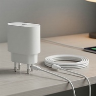 30W 20W USB-C Turbo Charger Block & Cable Compatible With iPhone & Samsung Models 30W 20W USB-C Turb