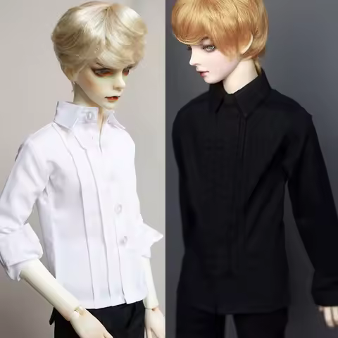 [wamami] 529# Black Shirt/Outfit/Clothes For 1/4 MSD 1/3 SD DZ AOD BJD Boy Dollfie