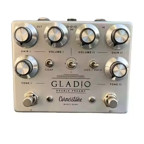 BIG MAN GLADIO Guitar Effect Pedal Distortion Overdrive Dual Overdrive Preamp With True Bypass NEW 1