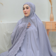 Nelula - Mukena Siti Khadijah Dewasa Jumbo Premium Katun Rayon Renda Bordir Original Terbaru