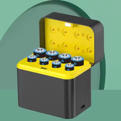8PCS Battery Charger for 1.5V AAA/AA Rechargeable Lithium Batteries Smart Battery Charger Compatiabl