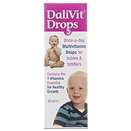 DaliVit Drops | Multivitamin Drops Contain 7 Essential Vitamins for Healthy Growth and Development | Specially Formulated for Infants and Children | Peanut/Nut and SOYA Free | 20ml