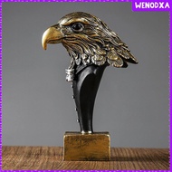 [Wenodxa] Eagle Figurine Eagle Sculptures Artwork Collection Centerpiece Eagle Statue for