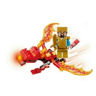 Mainan anak robot dragon 8 in 1 naga ninjago kai jay zane Lloyd Master Wu naruto kimetsu no yaiba de