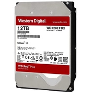 Red Plus 12TB HDD Nas Internal Hard Drive Disk 3.5" 7200RPM SATAIII 6Gb/s Harddisk OEM WD120EFBX