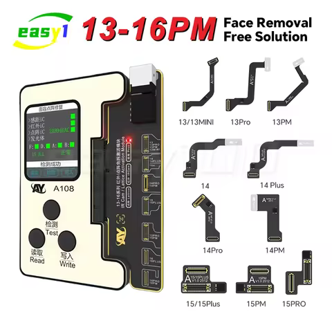 AY A108 BOX Dot Matrix True Tone Battery Programmer for iPhone X-14PROMAX FACE ID Read Write Dot Fac