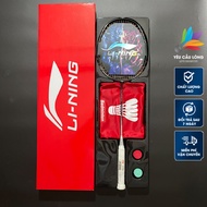 Vợt Cầu Lông Lining Axforce 70 Sói Bạc Full Hộp Cao Cấp - Căng Dây Trợ Lực Quấn Cán Vòng Tay Túi Đựn