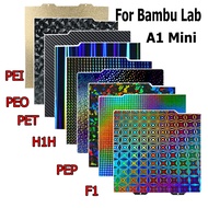 PEI Sheet for Bambulabs A1 Mini Bambu Lab Build Plate Smooh PEO PET H1H PEP Heat Bed Spring Steel Sh