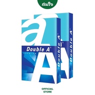 Double A (ดับเบิ้ล เอ) กระดาษถ่ายเอกสาร F14 80แกรม จำนวน 2 รีม 500 แผ่น/รีม