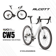 Alcott CW5 Shimano 105 R7100 12 Speed Carbon Roadbike