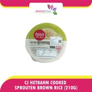 MERAH Cj Hetbahn Sprouted Brown Rice - Korean Instant Sprouted Brown Rice 210g