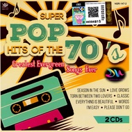 SUPER POP HITS OF THE 70'S  ( 2 X CD ) ENGLISH SONGS