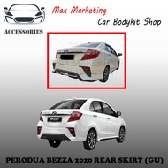 PERODUA BEZZA 2020 REAR SKIRT (GU) ABS SKIRT LIP BODYKIT