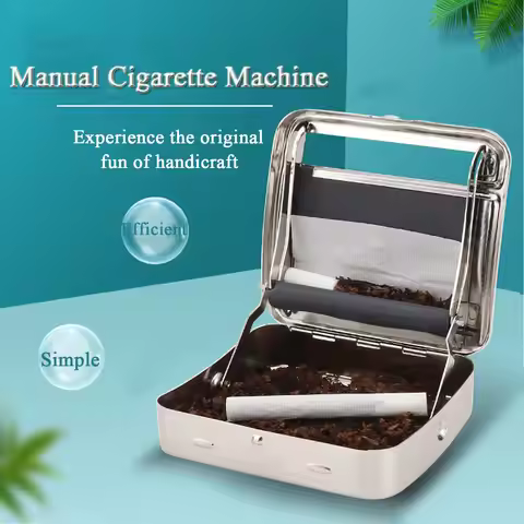 Metal Rolling Machine 70mm/78mm/110mm Paper Hand Roll Box Store Cigarette Case Smoking Tool By Rolli