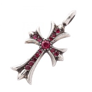 【二手】Chrome Hearts CHROME HEARTS Tiny CH 十字架TOP， 925純銀，男士，二手 A