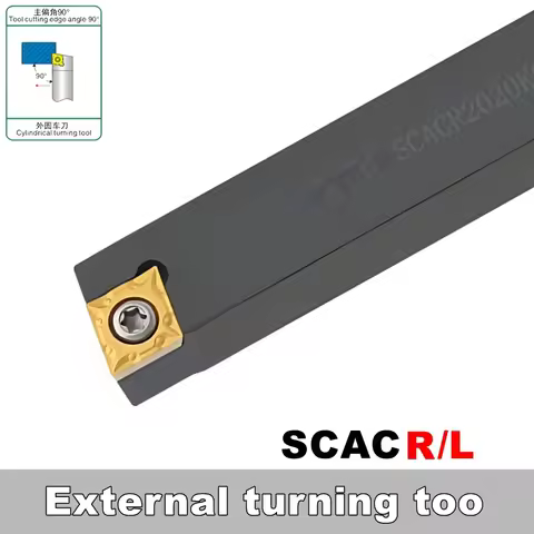TUOZ SCACR SCACL 90degrees External Turning Tool 1010 1212 1616 2020 2525 Cnc Holder Lathe Cutter Sh