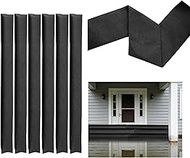 Water Barrier for Flooding 5 FT x 7.8 Inch Absorbent Flood Barriers Home Sandless Sand Bags Reusable