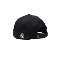 CROOZ OG LOGO DOCKER CAP - LEATHER STRAPBACK miki HAT