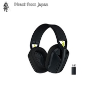 Logitech G G Gaming Headset G435 LIGHTSPEED &amp; Bluetooth Wireless Headset Lightweight 165g Built-in mic 18 hours continuous use USB dongle Dolby Atmos compatible Headphones PC PS4 PS5 Phone compatible G435BK Domestic Official