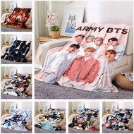 BTS BTS BTS Blanket Sofa Office Nap Blanket Soft Keep Warm Can Customize c5