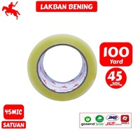 Clear Duct Tape KSATRIA Tape 45MM 100 Yards / 80 Yards / 60 Yards / 50 Yards