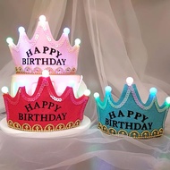 LED BIRTHDAY HAT/ CROWN "HAPPY BIRTHDAY" HAT