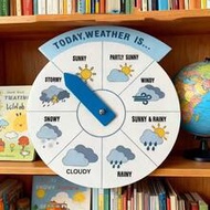 1/2pcs Weather Wheel, Preschool Education Learning Tool, Season & Month Wheel, Teaching Tool, Unique