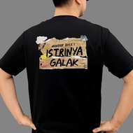 SPT63 The boss's back and wife is fierce - MEN'S T-SHIRT - T-SHIRT WITH WORDS - T-SHIRT